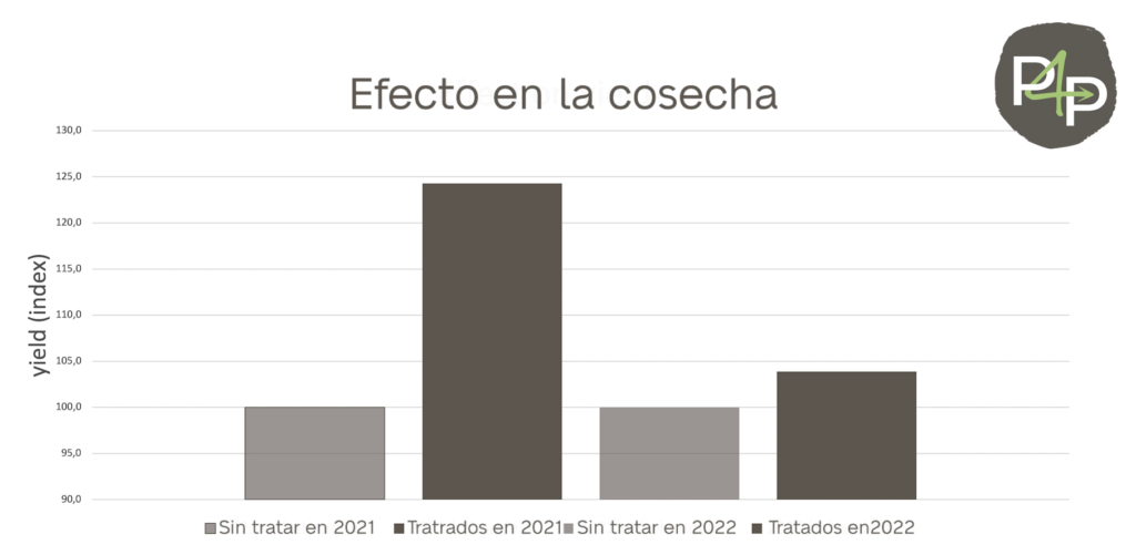 Efecto de Plants for Plants 4-Good en la cosecha de patatas