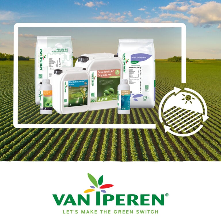 Van Iperen Reciclaje de envases de fertilizantes con logo SOVEEA