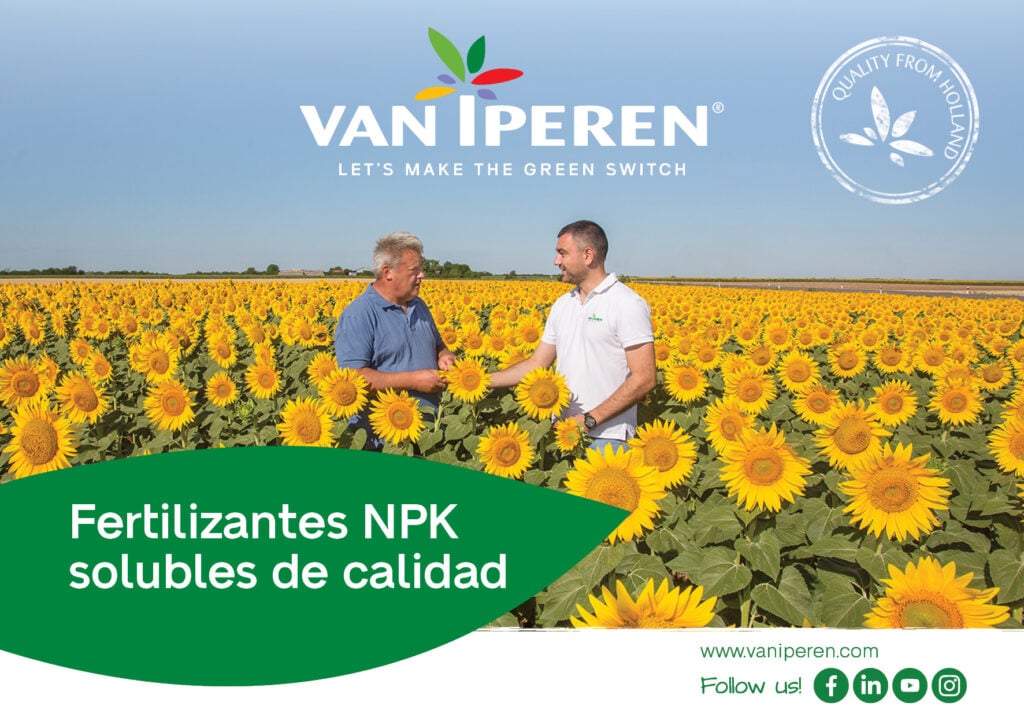 Portada del catalogo de NPK solubles en agua 2024 de Van Iperen International