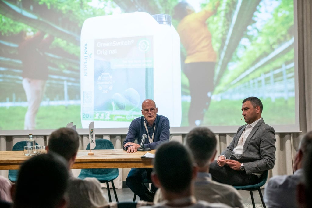 Erik van den Bergh, Managing Director at Van Iperne International, during the Final Conference Plants for Plants Project