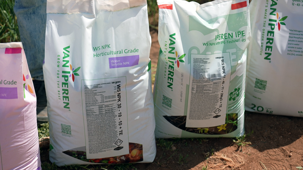 Van Iperen water-soluble NPK and IPE Technology bags